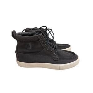 Polo Ralph Lauren Tavis Men Size 7.5D Suede Lace-Up High Top Sneaker Boots Shoes